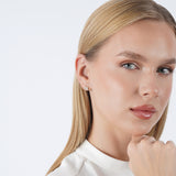 Bezel Set Oval Lab-Grown Diamond Studs, Ysolenith