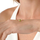 Petite Oval Peridot Solitaire Ring, Jyn