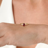 Oval Ruby Ring, Elior