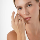 Blue Sapphire Oval Ring, Elior