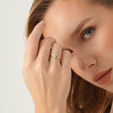 Pear Cut Diamond Wrap Ring, Rouxi