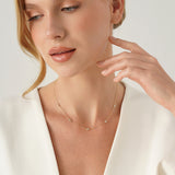 Pear Lab Diamond Station Necklace, Cyralune