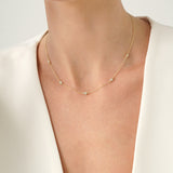 Pear Lab Diamond Station Necklace, Cyralune