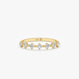 yellow gold diamond ring