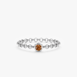 Citrine Chain Ring, Adriana