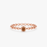 Citrine Chain Ring, Adriana