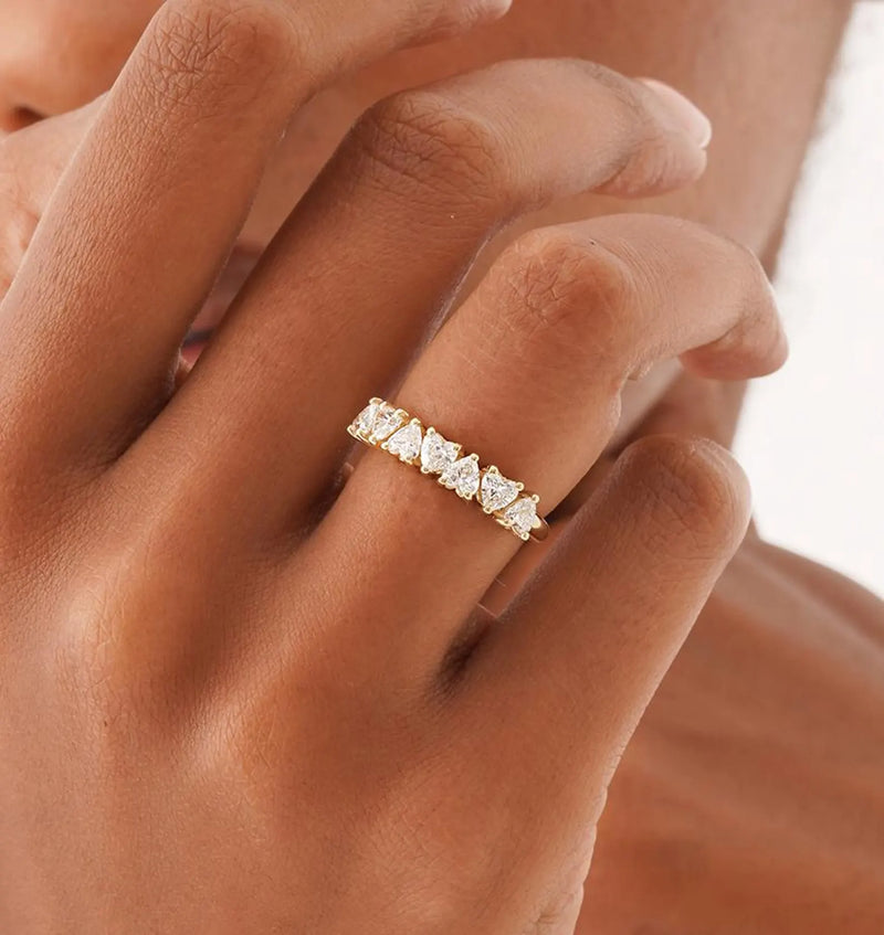 Heart Cut Lab Grown Diamond Ring, Zirelle