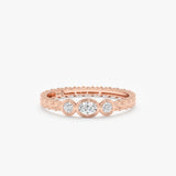 Bezel Set Oval Diamond Ring, Irie