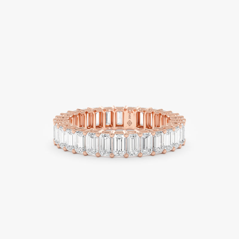 Lab Grown Baguette Eternity Band, Sylvaine