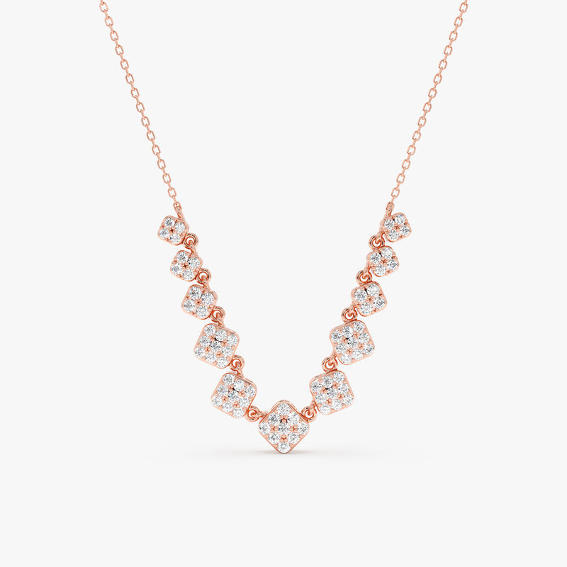 Diamond Graduated Necklace, Zorya