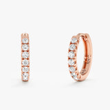 Lab Grown Diamond Huggie Hoop, Nysa