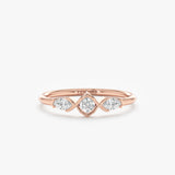 Lab Diamond Bezel Ring, Thae