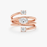 Lab Grown Diamond Coil Ring, Zavelle