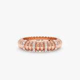 Textured Lab Grown Diamond Ring, Zahlia