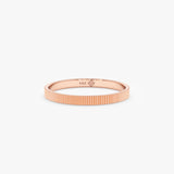 2 mm Textured Bold Wedding Band, Bonnie