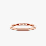Minimalist Geometric Stackable Ring,  Iska