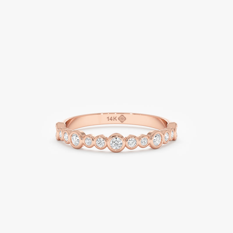 Dainty Bubble Lab Grown Diamond Ring, Myrtis