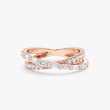 Lab-Grown Diamond X-Ring, Virelline