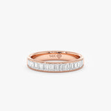 Channel Set Baguette Lab Grown Diamond Ring, Zena