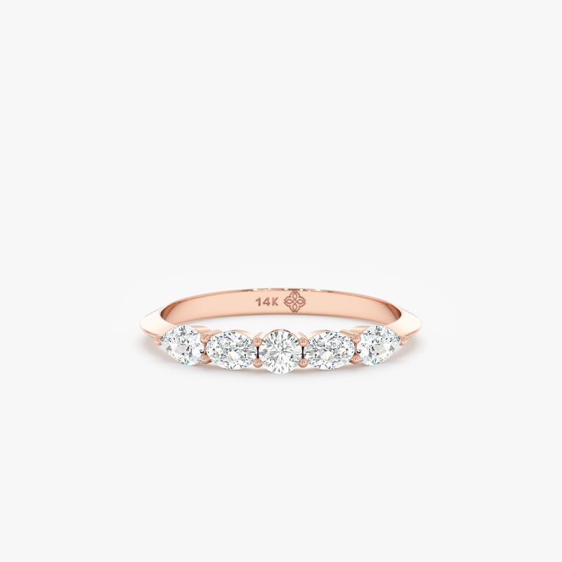 Lab-Grown Diamond Wedding Band, Elif