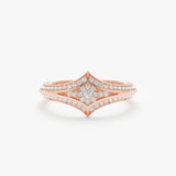 Diamond Chevron Ring, Theda