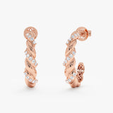Twisted Diamond Hoops, Jihyun