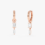 Lab Grown Diamond Dangle Earrings, Velanisse