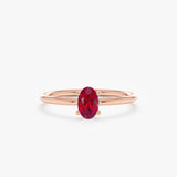Oval Ruby Ring, Elior