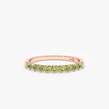 Princess-cut Peridot Ring, Cyra