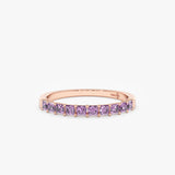 Princess-cut Amethyst Ring, Cyra