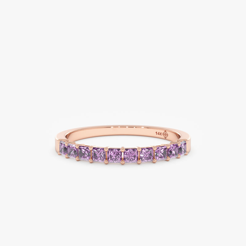 Princess-cut Amethyst Ring, Cyra
