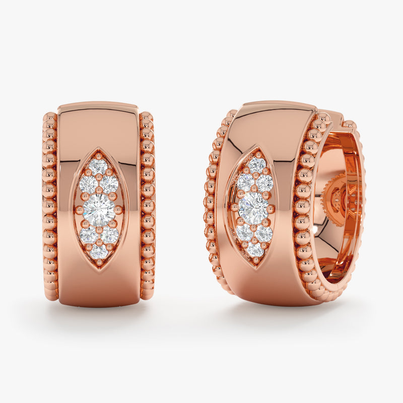 Lab-Grown Diamond Pave Huggie, Blythe