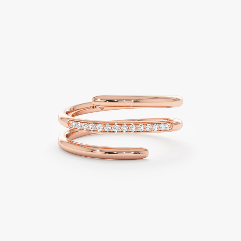 Dainty Ring in 14k-18k Yellow, Rose, White Gold