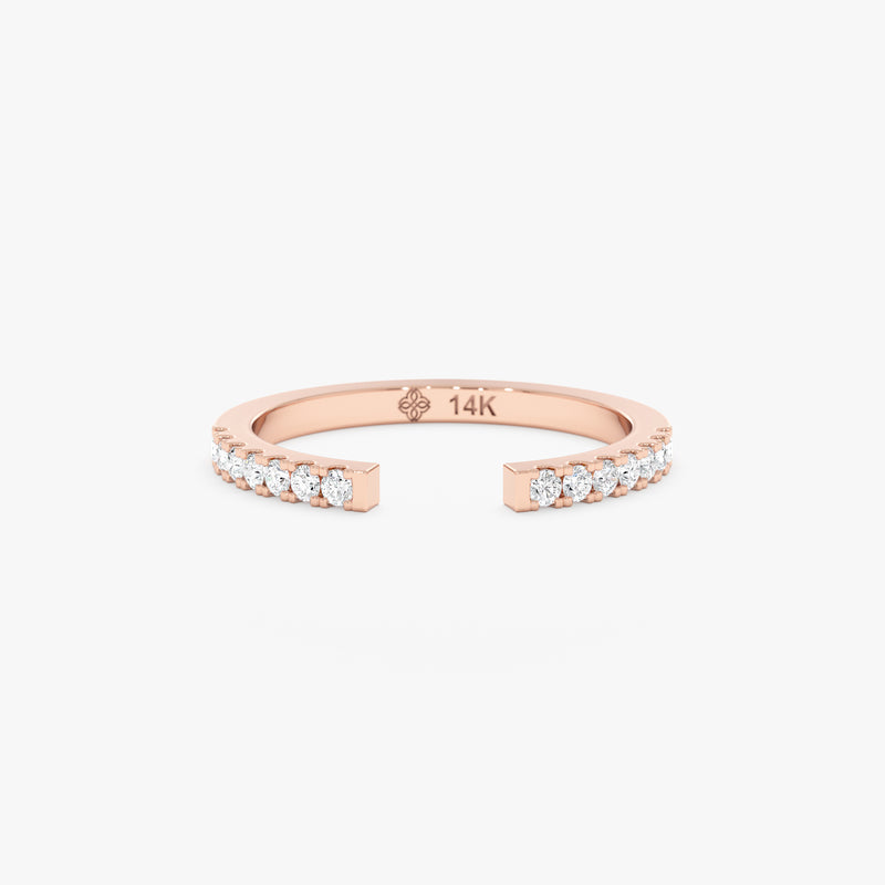 Lab Grown Diamond Cuff Ring, Anouk