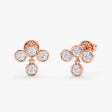 Dangle Lab Grown Diamond Stud, Saskia
