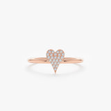 rose gold valentine's day gift ring