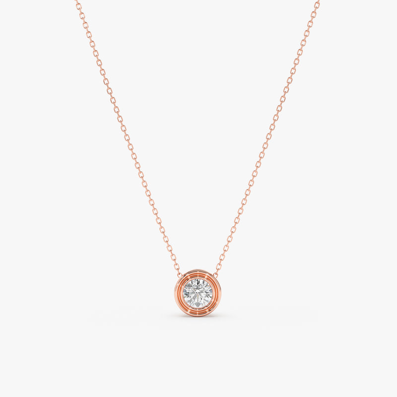 Lab Grown Diamond Ball Necklace, Caerwyn