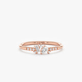rose gold bridal jewelry