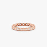 rose gold unique design ring