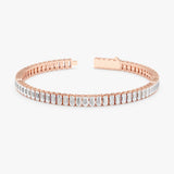 Baguette Lab Diamond Tennis Bracelet Eulalia