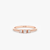 rose gold handmade ring