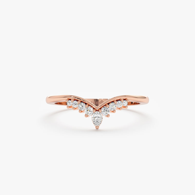 rose gold handmade ring