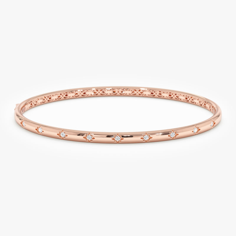 Starburst Gold Bangle, Veira