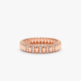 unique design rose gold ring