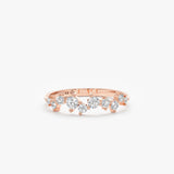 rose gold handmade stackable band