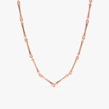 Gold Bar Link Chain Necklace, Unisex Gift, Arianwen