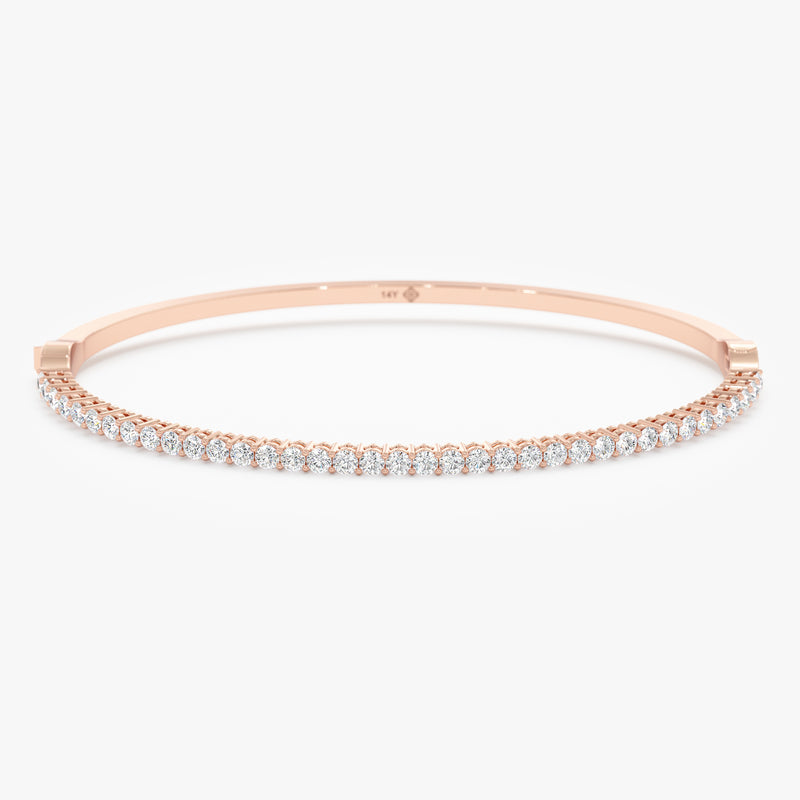 Natural Diamond Bangle, Melanie
