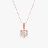 Diamond Starburst Pendant Necklace, Dream