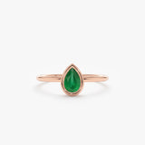 minimalist rose gold ring