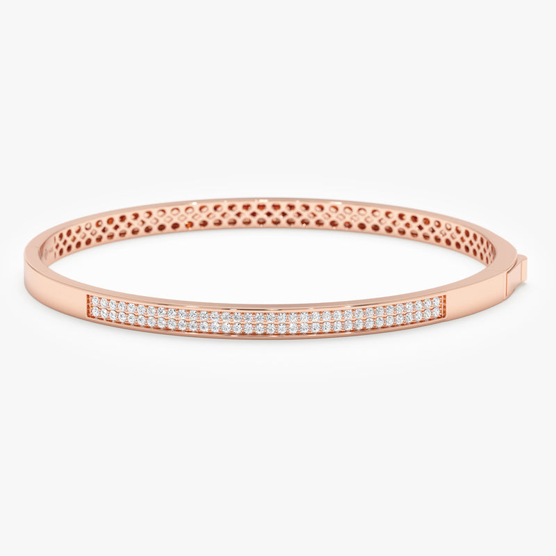 Pave Diamond Bangle, Neria
